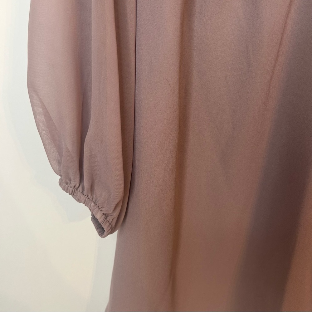 *NWT* 1.STATE Women’s Desert Mocha Cold-Shoulder Blouse, Size Small - Picture 6 of 12